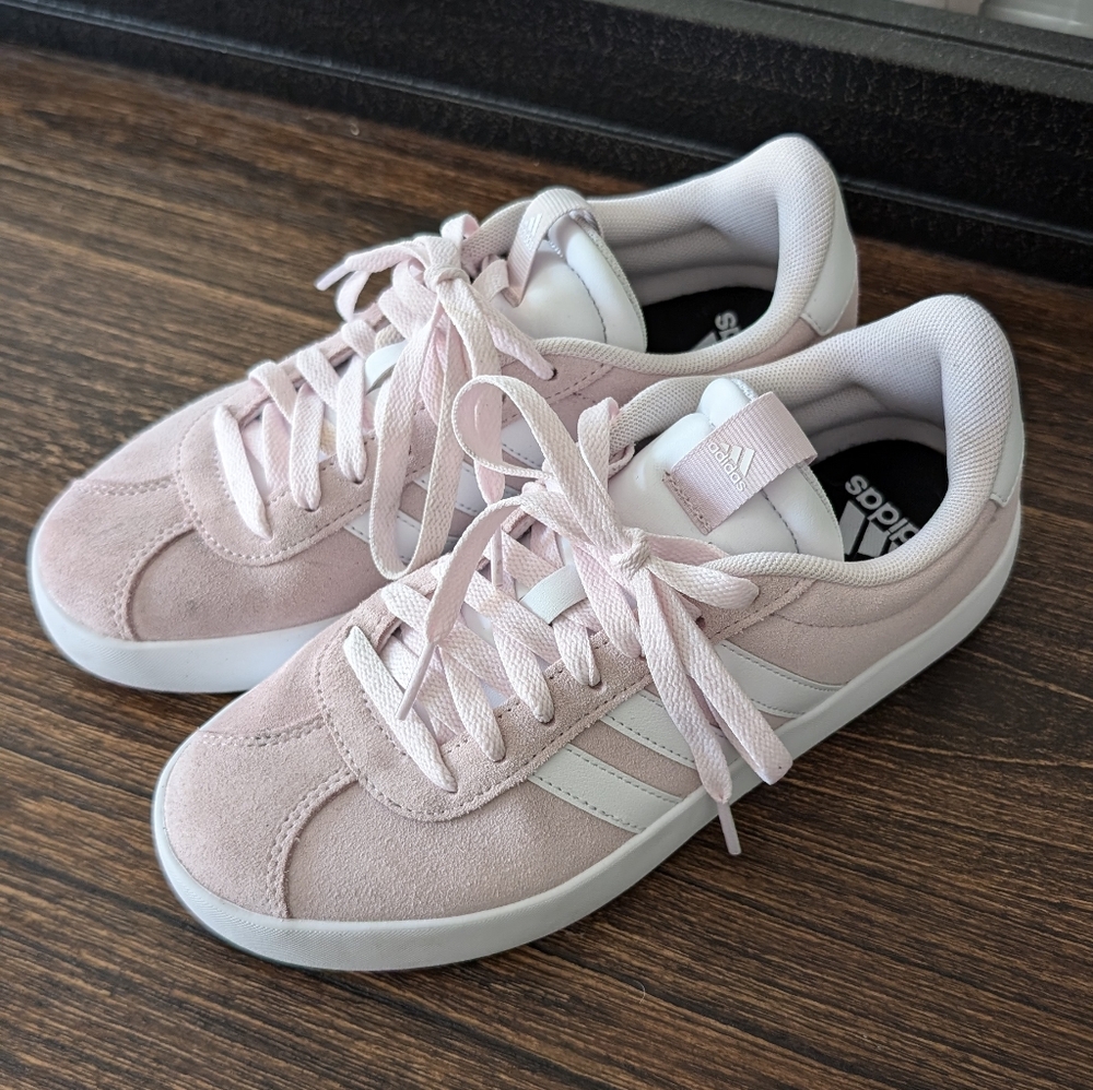 Adidas VL Court 3.0 Shoes - Pink - 6.5 women's sneaker